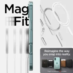 Etui iPhone 16 Spigen Liquid Crystal Mag Magsafe Clear