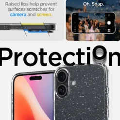 Etui iPhone 16 Spigen Liquid Crystal Glitter Crystal