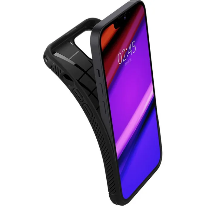 Etui iPhone 13 SPIGEN RUGGED ARMOR MATTE BLACK CASE