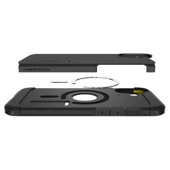 Etui iPhone 16 Spigen Tough Armor Mag Magsafe Black