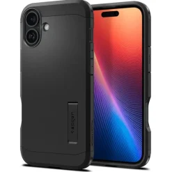 Etui iPhone 16 Spigen Tough Armor Mag Magsafe Black