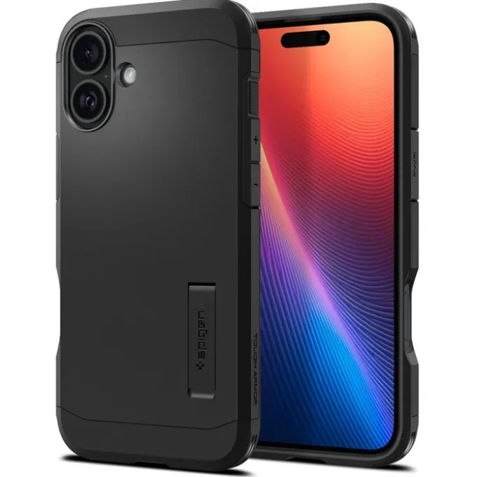 Etui iPhone 16 Spigen Tough Armor Mag Magsafe Black