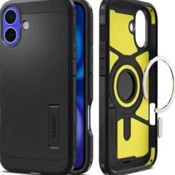 Etui iPhone 16 Spigen Tough Armor Mag Magsafe Black