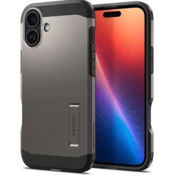 Etui iPhone 16 Spigen Tough Armor Mag Magsafe Gunmetal