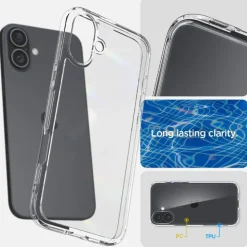 Etui iPhone 16 Spigen Ultra Hybrid Crystal Clear