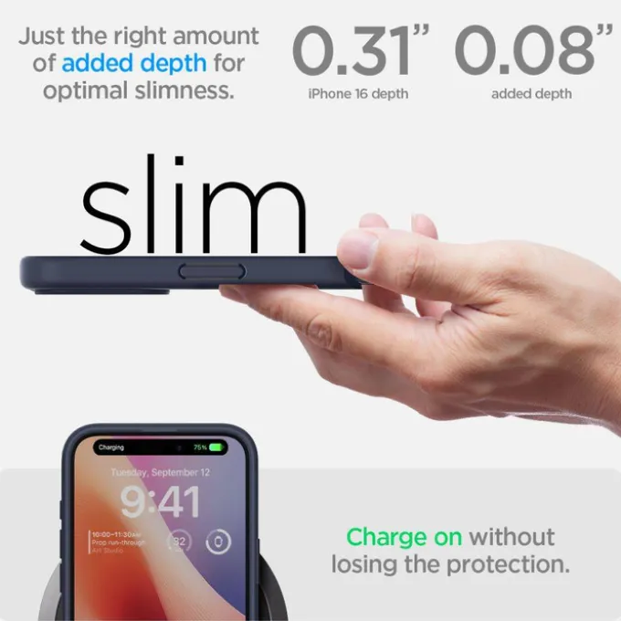 Etui iPhone 16 Spigen Ultra Hybrid Navy Blue