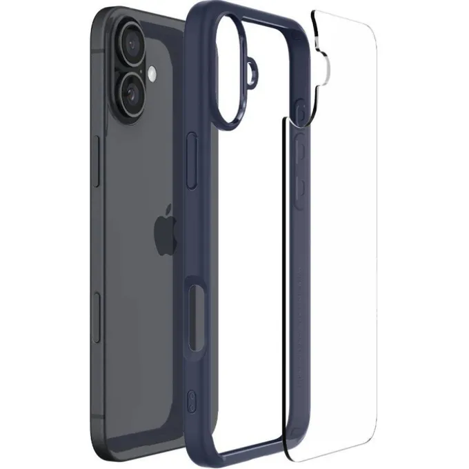 Etui iPhone 16 Spigen Ultra Hybrid Navy Blue