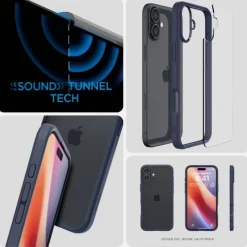 Etui iPhone 16 Spigen Ultra Hybrid Navy Blue