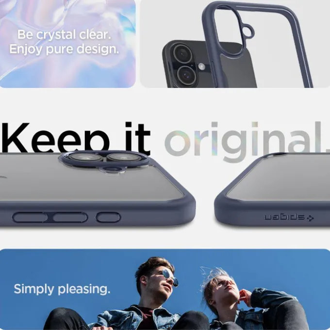 Etui iPhone 16 Spigen Ultra Hybrid Navy Blue