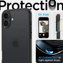 Etui iPhone 16 Spigen Ultra Hybrid Frost Black