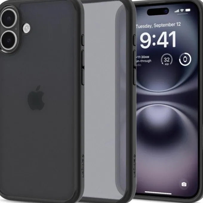 Etui iPhone 16 Spigen Ultra Hybrid Frost Black