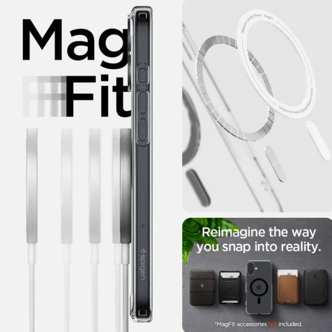 Etui iPhone 16 Spigen Ultra Hybrid Mag Magsafe Black
