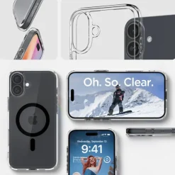 Etui iPhone 16 Spigen Ultra Hybrid Mag Magsafe Black