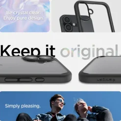 Etui iPhone 16 Spigen Ultra Hybrid Matte Black