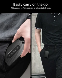 ETUI NA KARTĘ SPIGEN TESLA KEY CARD HOLDER CZARNE