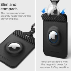 ETUI NA KARTY SPIGEN TESLA CARD HOLDER AIR FIT 2 PACK TESLA KEY CARD / AIR TAG