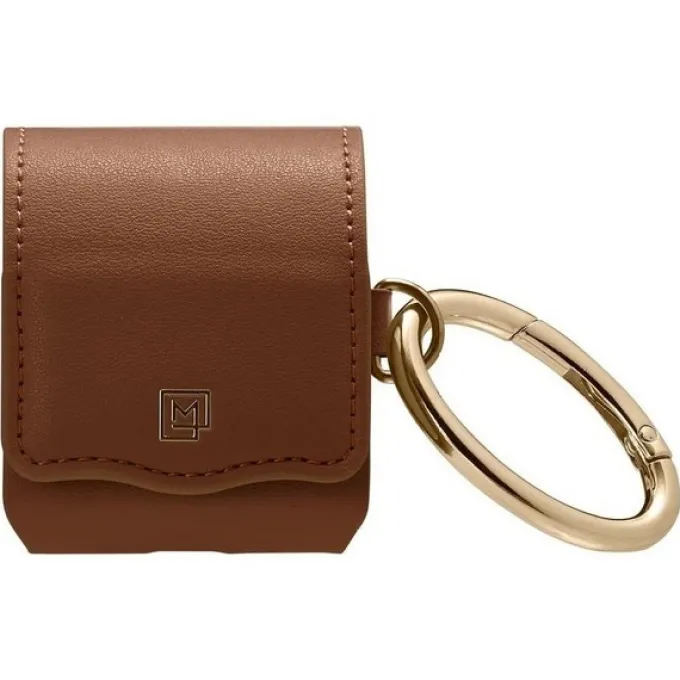 Etui na słuchawki SPIGEN LA Manon Apple Airpods Leather Brown Case