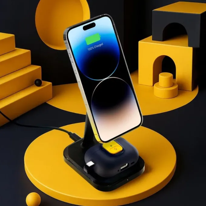 ETUI SPIGEN AIRPODS PRO 3 NANO POP APPLE BLUEBERRY NAVY