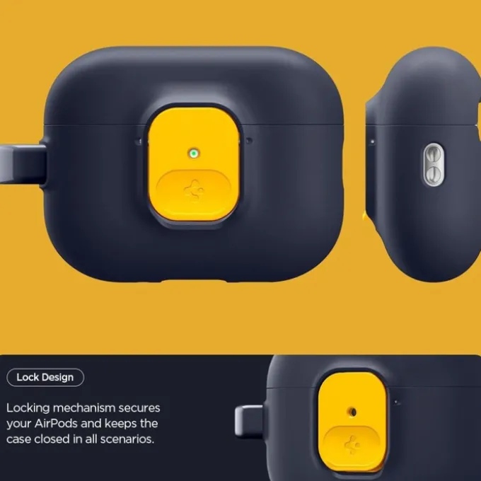 ETUI SPIGEN AIRPODS PRO 3 NANO POP APPLE BLUEBERRY NAVY