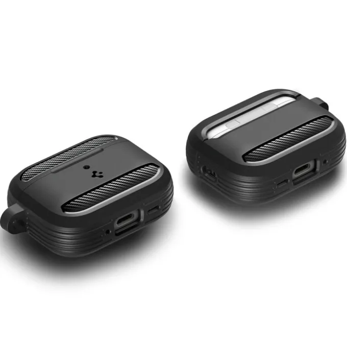 ETUI SPIGEN AIRPODS PRO 3 RUGGED ARMOR MATTE BLACK