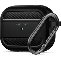 Etui SPIGEN Airpods Pro Rugged Armor Matte Black Czarne Case