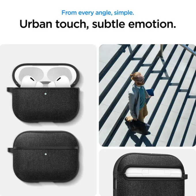 ETUI SPIGEN AIRPODS PRO 3 URBAN FIT BLACK