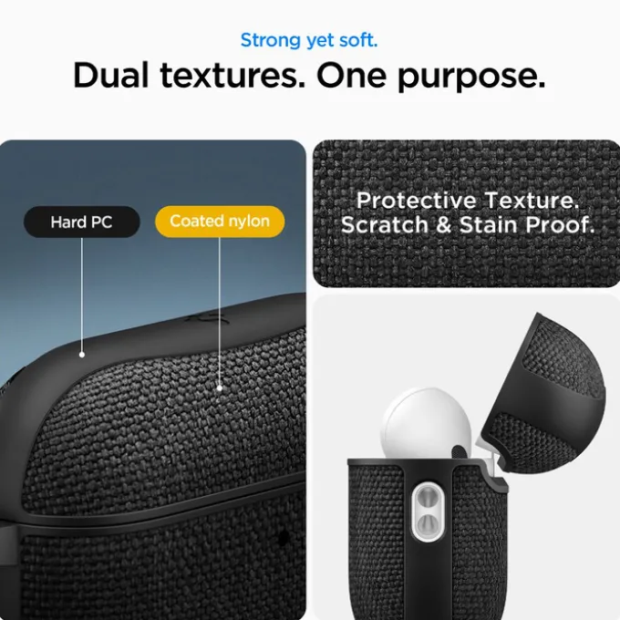 ETUI SPIGEN AIRPODS PRO 3 URBAN FIT BLACK