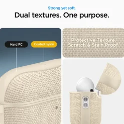 ETUI SPIGEN AIRPODS PRO 3 URBAN FIT DUNE BEIGE