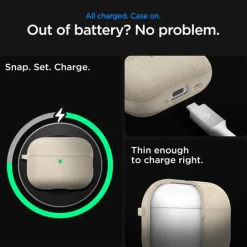 ETUI SPIGEN AIRPODS PRO 3 URBAN FIT DUNE BEIGE