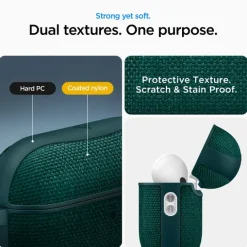 ETUI SPIGEN AIRPODS PRO 3 URBAN FIT MIDNIGHT GREEN