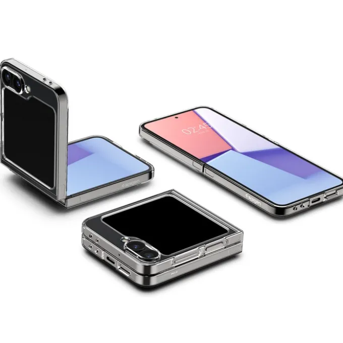 ETUI SPIGEN AIRSKIN SAMSUNG GALAXY Z FLIP 6 / 7 FE CRYSTAL CLEAR