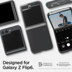 ETUI SPIGEN AIRSKIN SAMSUNG GALAXY Z FLIP 6 / 7 FE CRYSTAL CLEAR