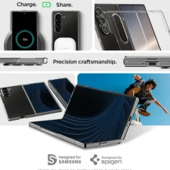 ETUI SPIGEN AIRSKIN SAMSUNG GALAXY Z FOLD 6 CRYSTAL CLEAR