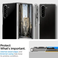 ETUI SPIGEN AIRSKIN SAMSUNG GALAXY Z FOLD 6 CRYSTAL CLEAR
