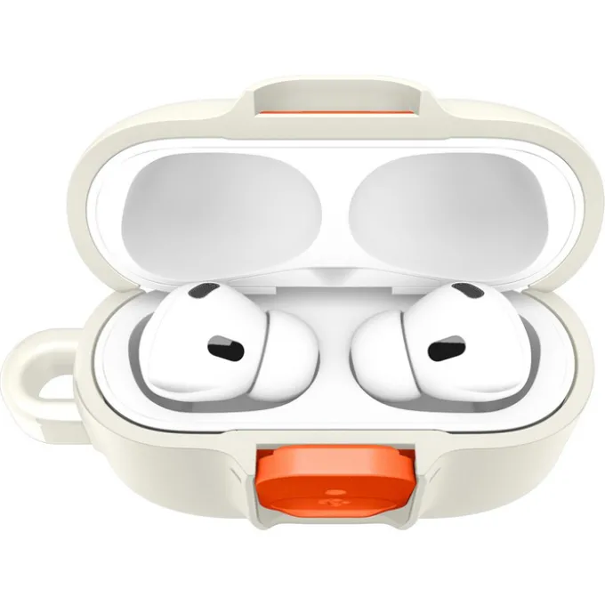 ETUI SPIGEN APPLE AIRPODS PRO 3 NANO POP ORANGE BEIGE
