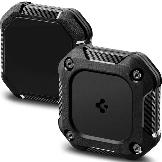 ETUI SPIGEN APPLE AIRTAG 1 / 2 TOUGH ARMOR BLACK
