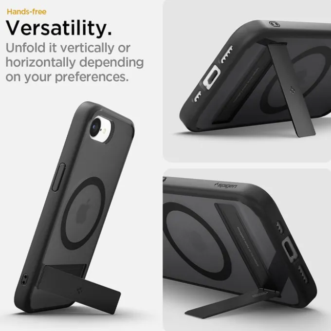 ETUI SPIGEN APPLE IPHONE 17E/16E ULTRA HYBRID S MAGSAFE FROST BLACK
