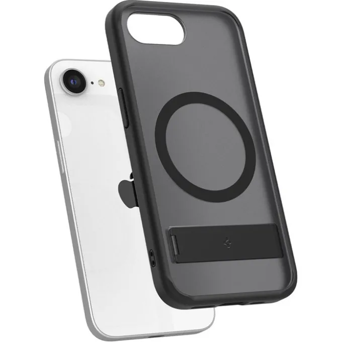 ETUI SPIGEN APPLE IPHONE 17E/16E ULTRA HYBRID S MAGSAFE FROST BLACK