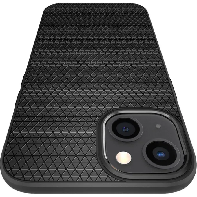 Etui Spigen Apple iPhone 13 Mini Liquid Air Matte Black Czarny Case