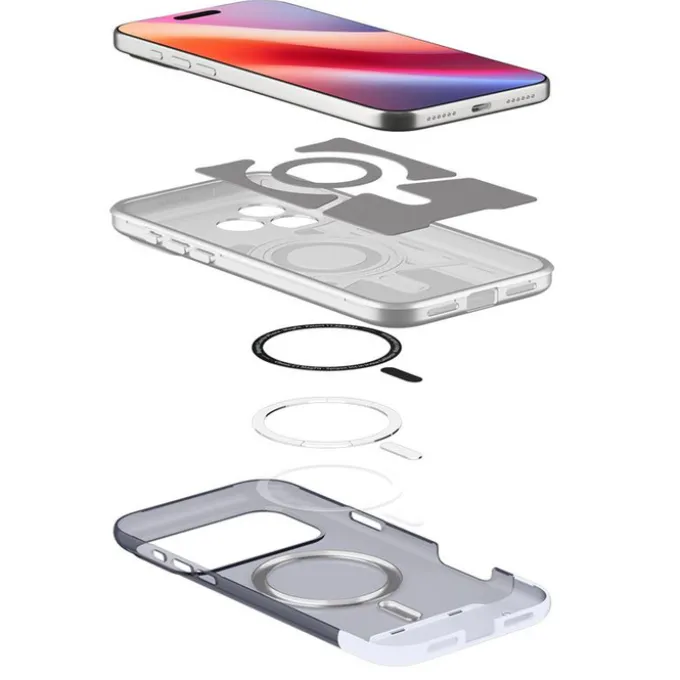 ETUI SPIGEN APPLE IPHONE 17 PRO CLASSIC C1 MAGSAFE GRAPHITE