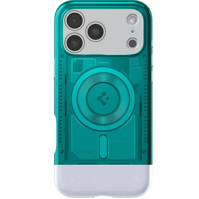 ETUI SPIGEN APPLE IPHONE 17 PRO CLASSIC C1 MAGSAFE BONDI BLUE