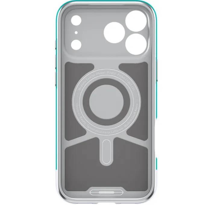 ETUI SPIGEN APPLE IPHONE 17 PRO CLASSIC C1 MAGSAFE BONDI BLUE
