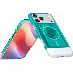 ETUI SPIGEN APPLE IPHONE 17 PRO CLASSIC C1 MAGSAFE BONDI BLUE