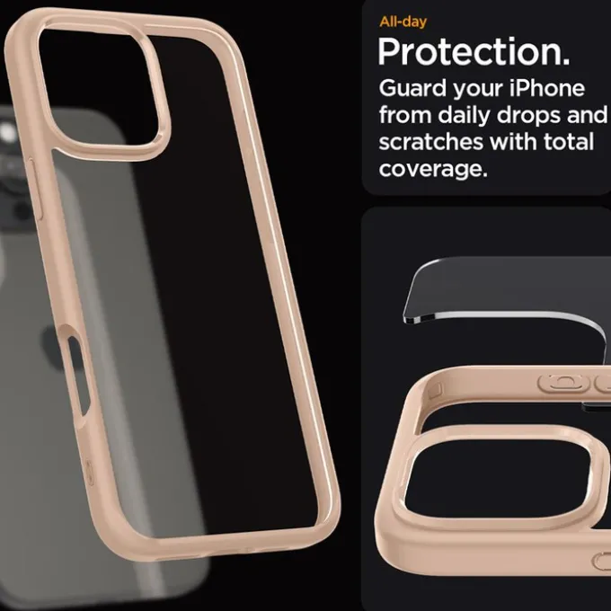 ETUI SPIGEN APPLE IPHONE 16 PRO MAX ULTRA HYBRID ROSE TITANIUM