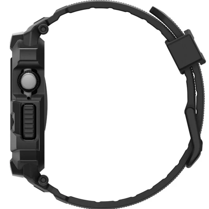 ETUI SPIGEN APPLE WATCH 10 / 11 (42 MM) RUGGED ARMOR ”PRO” V2 MATTE BLACK
