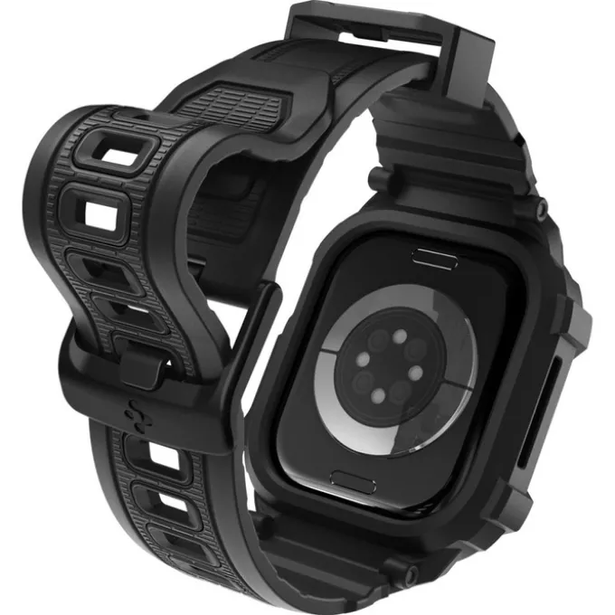ETUI SPIGEN APPLE WATCH 10 / 11 (42 MM) RUGGED ARMOR ”PRO” V2 MATTE BLACK