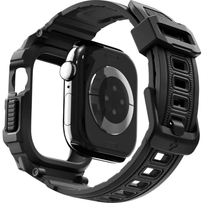 ETUI SPIGEN APPLE WATCH 10 / 11 (42 MM) RUGGED ARMOR ”PRO” V2 MATTE BLACK