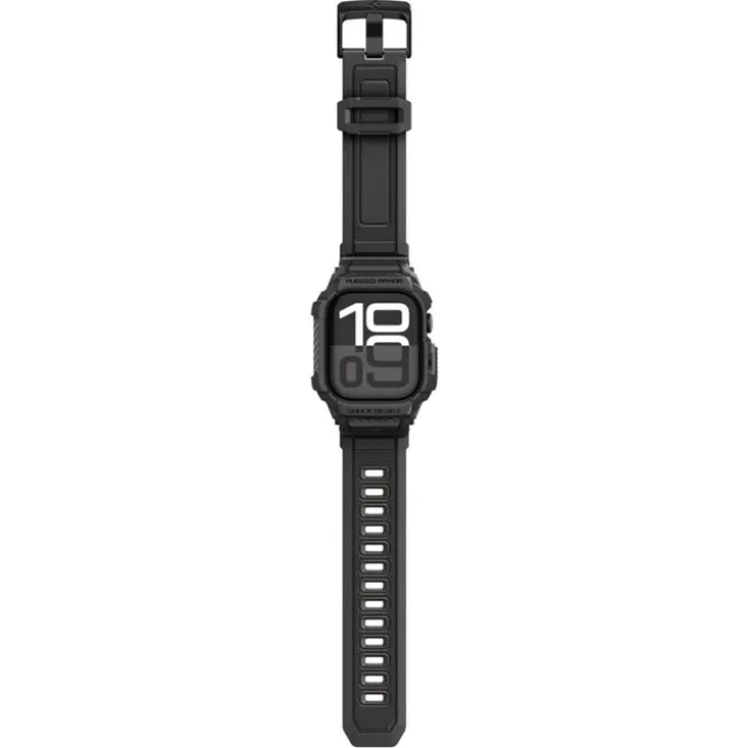ETUI SPIGEN APPLE WATCH 10 / 11 (42 MM) RUGGED ARMOR ”PRO” V2 MATTE BLACK