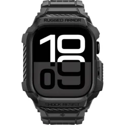 ETUI SPIGEN APPLE WATCH 10 / 11 (42 MM) RUGGED ARMOR ”PRO” V2 MATTE BLACK