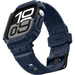 ETUI SPIGEN APPLE WATCH 10 / 11 (42 MM) RUGGED ARMOR ”PRO” V2 NAVY BLUE